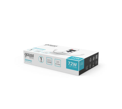 Диммер Basic для ленты LED 12V 72W 1/200  BT600  Gauss