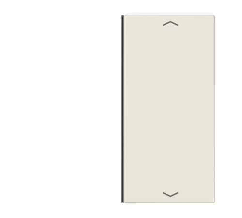 Клавиша для сенсорного модуля KNX, двойная, бежевая  LS402TSAP  Jung