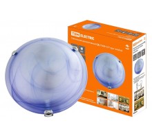Светильник декоративный СД 2х60Вт ЛН/КЛЛ Е27 круг голубой (в индивид. коробке)  SQ0358-0005'  TDM