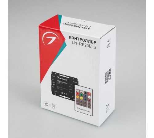 Контроллер LN-RF20B-S (12-24V, 288-576W, ПДУ 20кн)  018609  Arlight