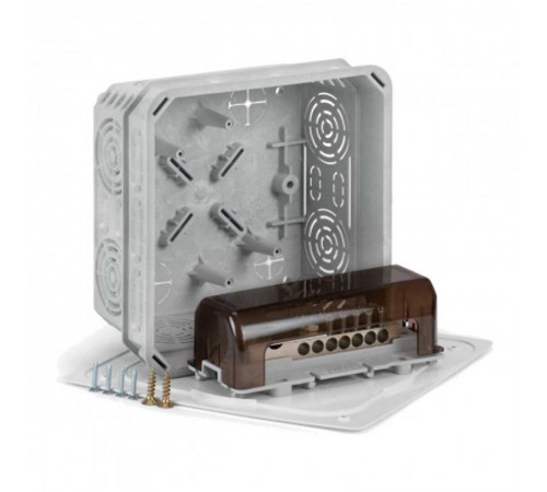 Коробка распределительная для твердых стен с/м с эквип. клеммником KO 125 E / EQ02 (KA) 153х153х73 мм  KO 125 E/EQ02_KA  Kopos