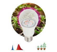 Лампа светодиодная фито для растений 12Вт E27 красно-синий спектр FITO-12W-RB-E27-K  Б0039070  ЭРА