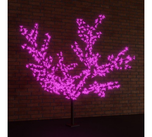 Светодиодное дерево Сакура, высота 3,6м, диаметр кроны 3,0м, фиолетовые светодиоды, IP65, понижающий трансформатор в комплекте,  531-236  NEON-NIGHT