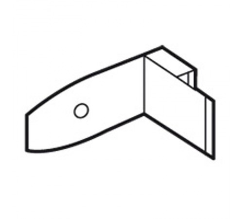 Суппорт для кабель-канала (комплект из 2 шт) - XL3 160 - непосредственный вертикальный монтаж лотка Lina 25  020070  Legrand