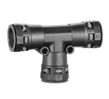 Тройник DN 10/10/10 мм. полиамид. цвет чёрный  PAT10N  DKC