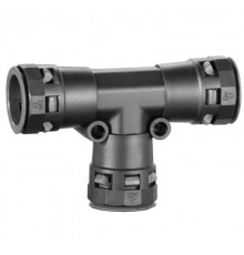 Тройник DN 10/10/10 мм. полиамид. цвет чёрный  PAT10N  DKC