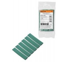 Набор трубок термоусаживаемых, не поддерживающих горение, клеевых, длиной 10 см ТТкНГ(3:1) "Моноцвет, зелёный 12,7/4,3 "  SQ0548-2608  TDM