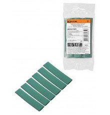 Набор трубок термоусаживаемых, не поддерживающих горение, клеевых, длиной 10 см ТТкНГ(3:1) "Моноцвет, зелёный 12,7/4,3 "  SQ0548-2608  TDM