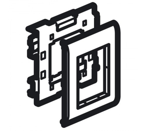 Суппорт Mosaic - 2 модуля - для кабель-каналов Metra 160x50  638086  Legrand