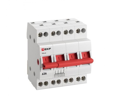 Трехпозиционный переключатель ТПС-63 4P 63А  TPS463  EKF
