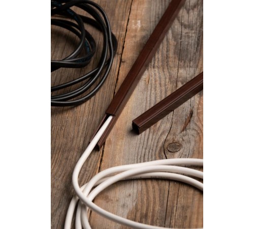 Канал кабельный   под тёмное дерево (12х12) (120м.) Plast EKF PROxima  kk-12-12d  EKF