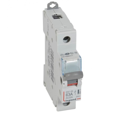 Выключатели-разъединители DX3-IS - 1П - 250 В~ - 63 А - 1 модуль  406412  Legrand