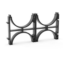 Кластер двойной, двухсторонний для двустенных труб д110  PR08.3518  Промрукав