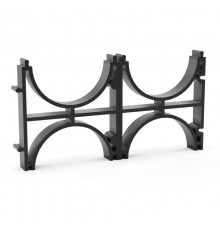 Кластер двойной, двухсторонний для двустенных труб д110  PR08.3518  Промрукав