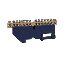 Шина нулевая с изолятором OptiKit  BB-D-N-DIN-14-6х9 синий  277842  КЭАЗ