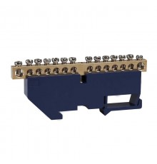 Шина нулевая с изолятором OptiKit  BB-D-N-DIN-14-6х9 синий  277842  КЭАЗ