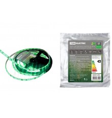 Лента светодиодная SMD2835-60 LED/м-IP20-12 В-4,8 Вт/м-зелёный (5 м)  SQ0331-0304  TDM