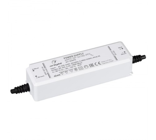 Блок питания ARPV-SP-24100-PFC (24V, 4.2A, 100W) (Arlight, IP67 Пластик, 5 лет)  043672  Arlight