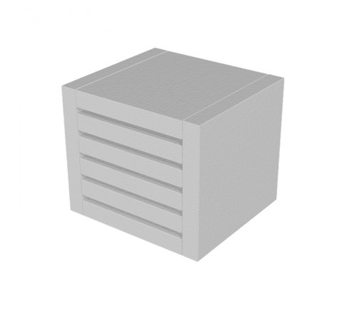 Вентиляционный блок TEHSTRONG VB 100x100x55 (EI 150)  vb10055  EKF