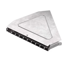 Угол горизонтальный 45 градусов с крышкой Стандарт 500х50   PR16.0616  Промрукав