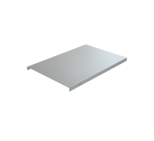 Крышка на вертикальный Т-ответвитель переходник 200-100 мм с разворотом трассы на 90 град (нчм)  KTDPS90-200-100  КМ-профиль