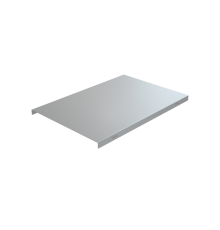 Крышка на вертикальный Т-ответвитель переходник 100-50 мм с разворотом трассы на 90 град (нчм)  KTDPS90-100-50  КМ-профиль