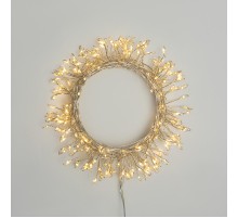 Гирлянда светодиодная Роса Фейерверк с контроллером 10м, 250LED, ТЕПЛЫЙ БЕЛЫЙ, IP20, на катушке  303-436  NEON-NIGHT