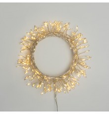 Гирлянда светодиодная Роса Фейерверк с контроллером 10м, 250LED, ТЕПЛЫЙ БЕЛЫЙ, IP20, на катушке  303-436  NEON-NIGHT