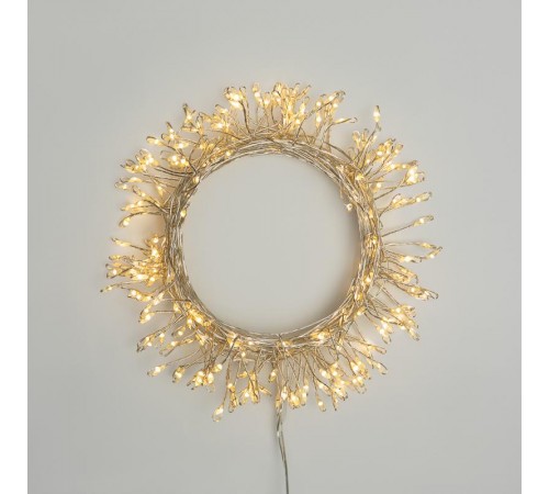 Гирлянда светодиодная Роса Фейерверк с контроллером 10м, 250LED, ТЕПЛЫЙ БЕЛЫЙ, IP20, на катушке  303-436  NEON-NIGHT