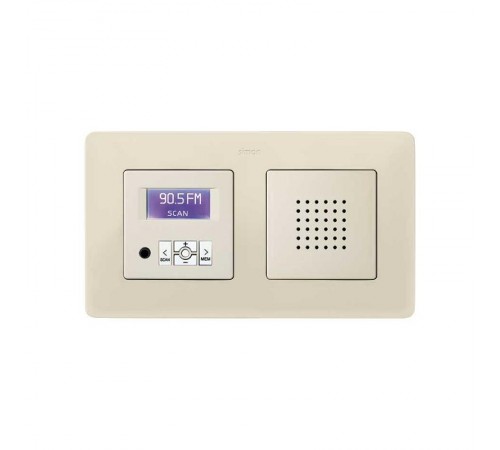 Simon 82 Рамка декоративная, 2 поста, Original, S82 Detail, слоновая кость-тростниковый сахар  8200620-031  Simon