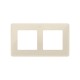 Simon 82 Рамка декоративная, 2 поста, Original, S82 Detail, слоновая кость-тростниковый сахар  8200620-031  Simon