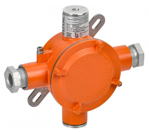 Коробка взрывозащищенная ВРК-41-24-1-d с 4 вводами   VRK11-34-4-24-D  IEK