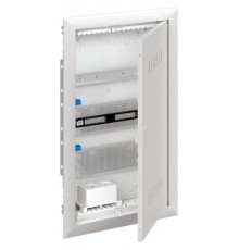 Шкаф мультимедийный с дверью с вентиляционными отверстиями и DIN-рейкой UK630MV (3 ряда)  2CPX031391R9999  ABB