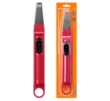 Зажигалка пьезоэлектрическая бытовая ПЗ-01, красная,  SQ2511-0005  TDM