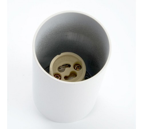 Светильник накладной потолочный под лампу, спот, ML176 MR16 20W 220V, белый  40509  Feron