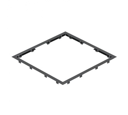Защитная рамка для напольного покрытия для кабель-канала EBK (полиамид, черный)  7404070  OBO Bettermann