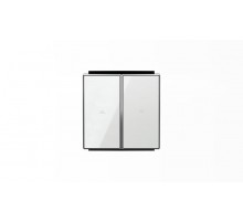 Клавиша для механизма выключателя жалюзи 8144 и 8144.1, серия SKY, цвет стекло белое2CLA854400A2101 ABB