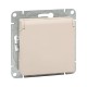 Механизм розетки, 16А, IP44, с заземлением, со шторками, c крышкой, кремовый Эпика  UP1-SOI-111-44 EKF
