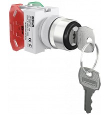 Перекл. на 3 фикс. полож. I-O-II с ключом 1НО+1НЗ AKS  25054DEK  DEKraft