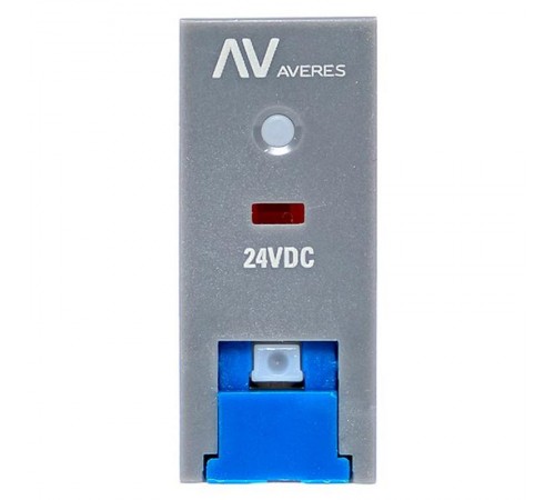 Реле промежуточное с кнопкой и мех. Индикацией RPAt 25/1 12A 24В DC  rpat-25-1-24DC   EKF