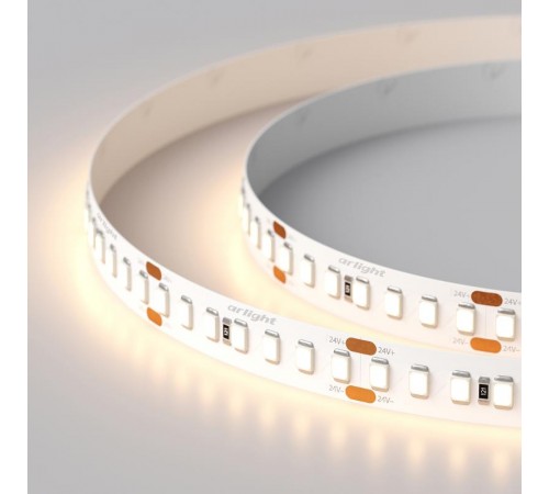 Лента светодиодная RT-A168-10mm 24V Warm3000 (17 W/m, IP20, 2835, 5m) (arlight, Открытый)  020392(2)  Arlight