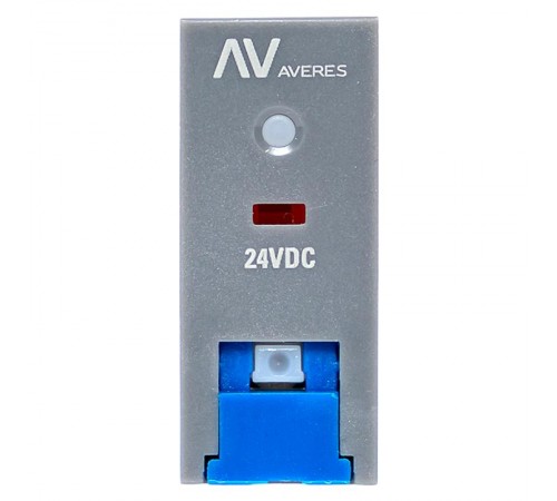 Реле промежуточное с кнопкой и мех. Индикацией RPAt 25/1 12A 24В DC  rpat-25-1-24DC   EKF