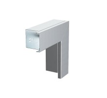 Плоский угол с крышкой кабельного канала LKM 60x60 мм (сталь) (LKM F60060FS)  6247989  OBO Bettermann