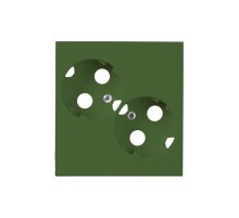 Накладка двойной розетки ProDuct, зеленый  AUD09-05   2TKA00001027  ABB