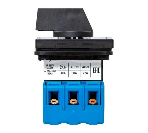 Переключатель кулачковый ПК-2-13 40А 3P "ВКЛ-ВЫКЛ" IP65  pk-2-13-40-65  EKF