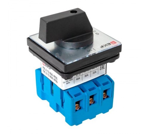 Переключатель кулачковый ПК-2-13 40А 3P "ВКЛ-ВЫКЛ" IP65  pk-2-13-40-65  EKF