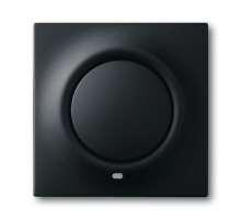 Клавиша для механизма 1-клавишного выкл./перекл./кнопки, с красной линзой серия impuls, цвет чёрный бархат  1753-0-0158   2CKA001753A0158  ABB