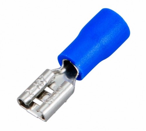 Клемма плоская изолированная гнездо 5.6 мм 1.5-2.5 мм (РПи-м 2.5-(4.8)/РПИм 2-5)  08-0432  REXANT