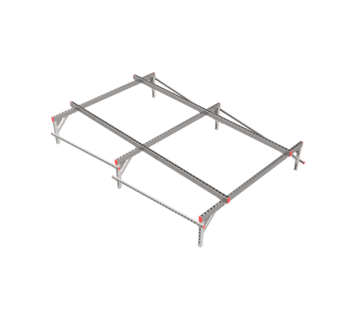 Опорная конструкция для установки оборудования TECHNORAPTOR 2000х3000 тип 1  KM-TR-SSEI-2000-3000-1  КМ - профиль
