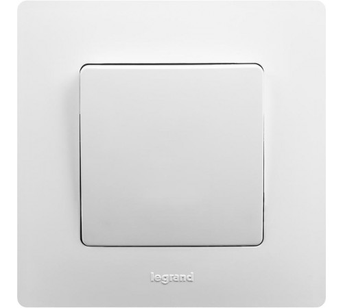 Etika Белый Выключатель 1-клавишный 10А, винтовые клеммы  672201  Legrand